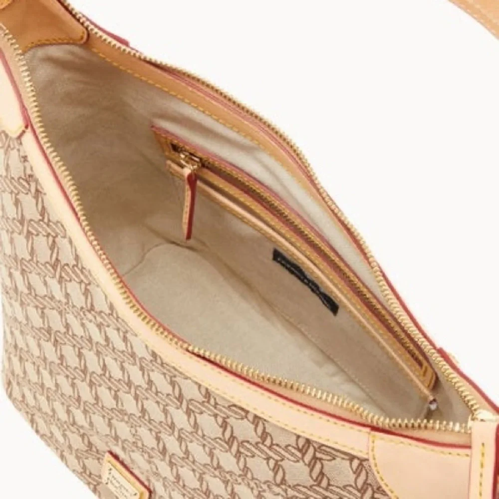 Dooney & Bourke Jacquard Maritime Hobo Sac Nwt - Picture 2 of 12